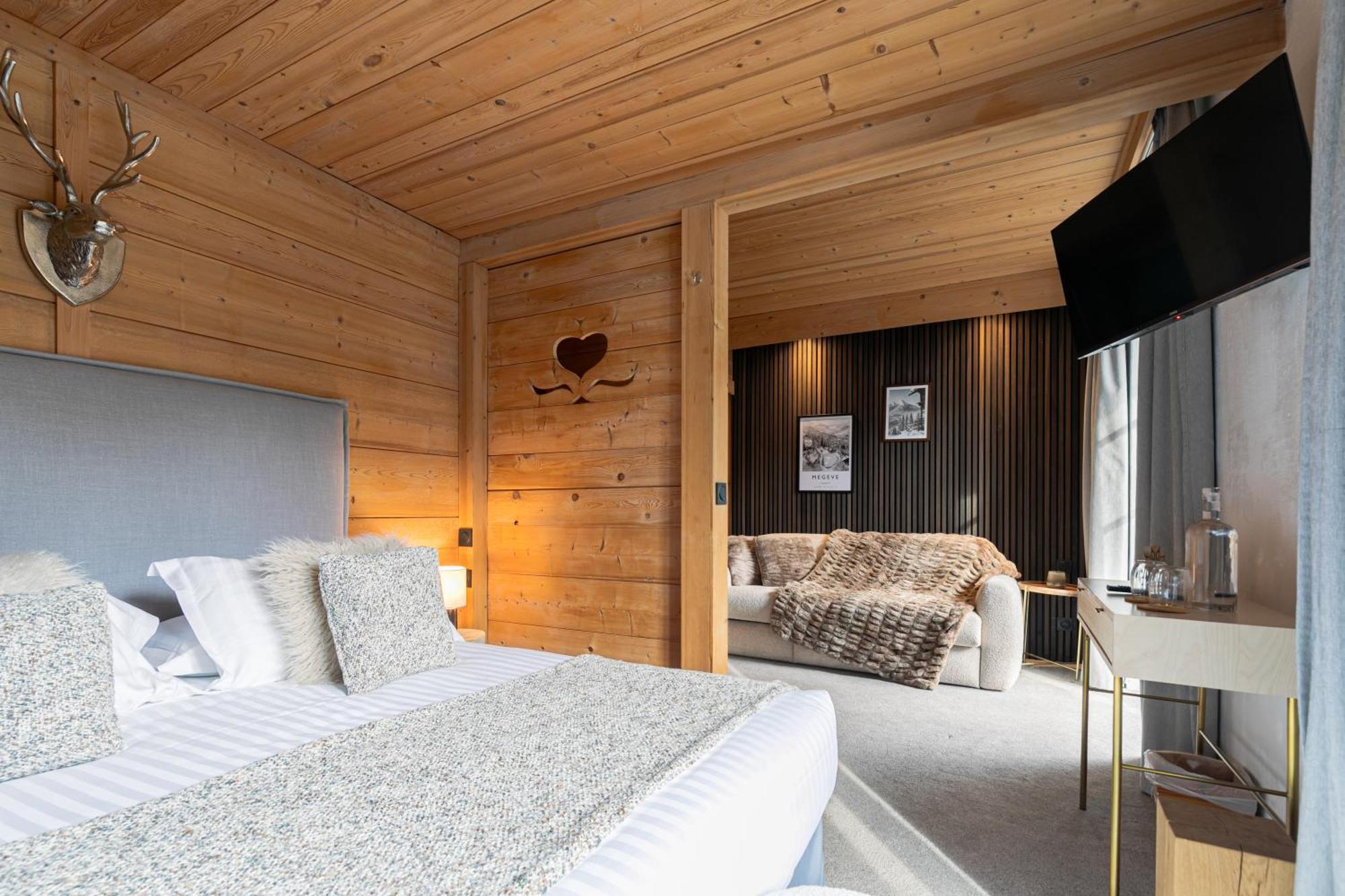Chalet D'Antoine Megeve Bagian luar foto